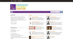 Desktop Screenshot of cebuanostudiescenter.com